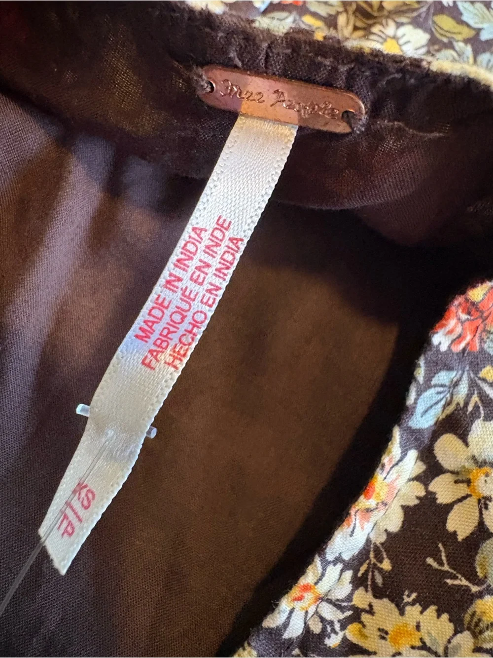 NWT Free People The Avenue Floral Mini Dress